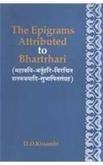 The Epigrams Attributed To Bhartrhari