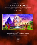 Abhinava Gupta: Tantraloka Vol- 1