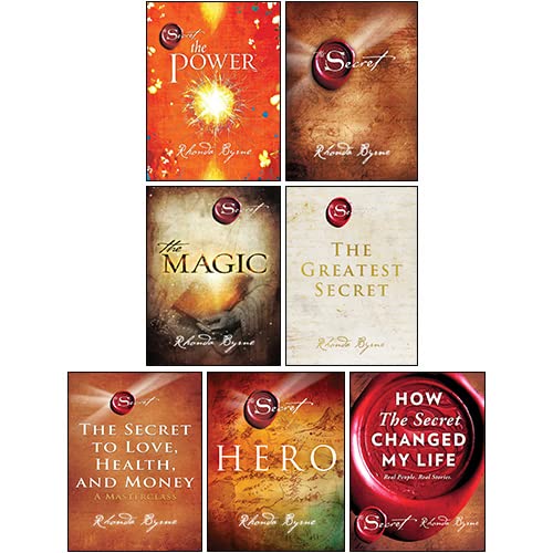 Rhonda Byrne 7-Book Set (Secret Series Collection) | Transform Your Life & Manifest Your Dreams | Must-Read Hardcover Collection Best Gift