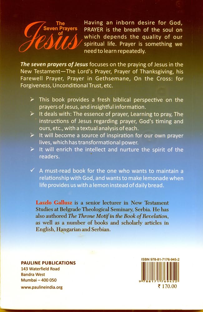 Seven Prayers Of Jesus