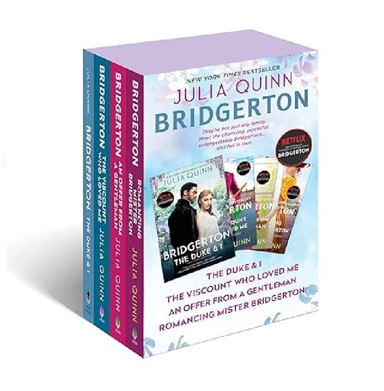 Bridgerton Series 4 Books Set by Julia Quinn 0349430187-Paperback