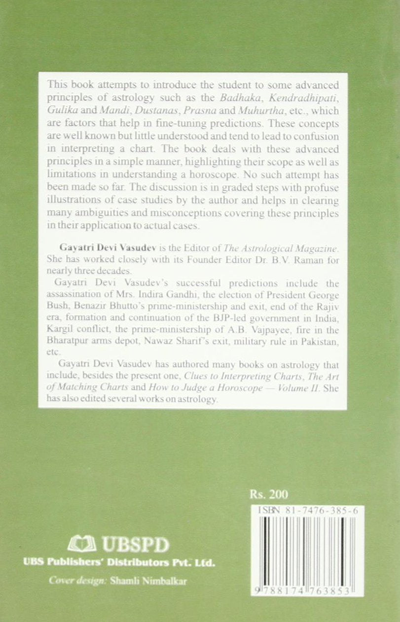 Advanced Principles of Prediction