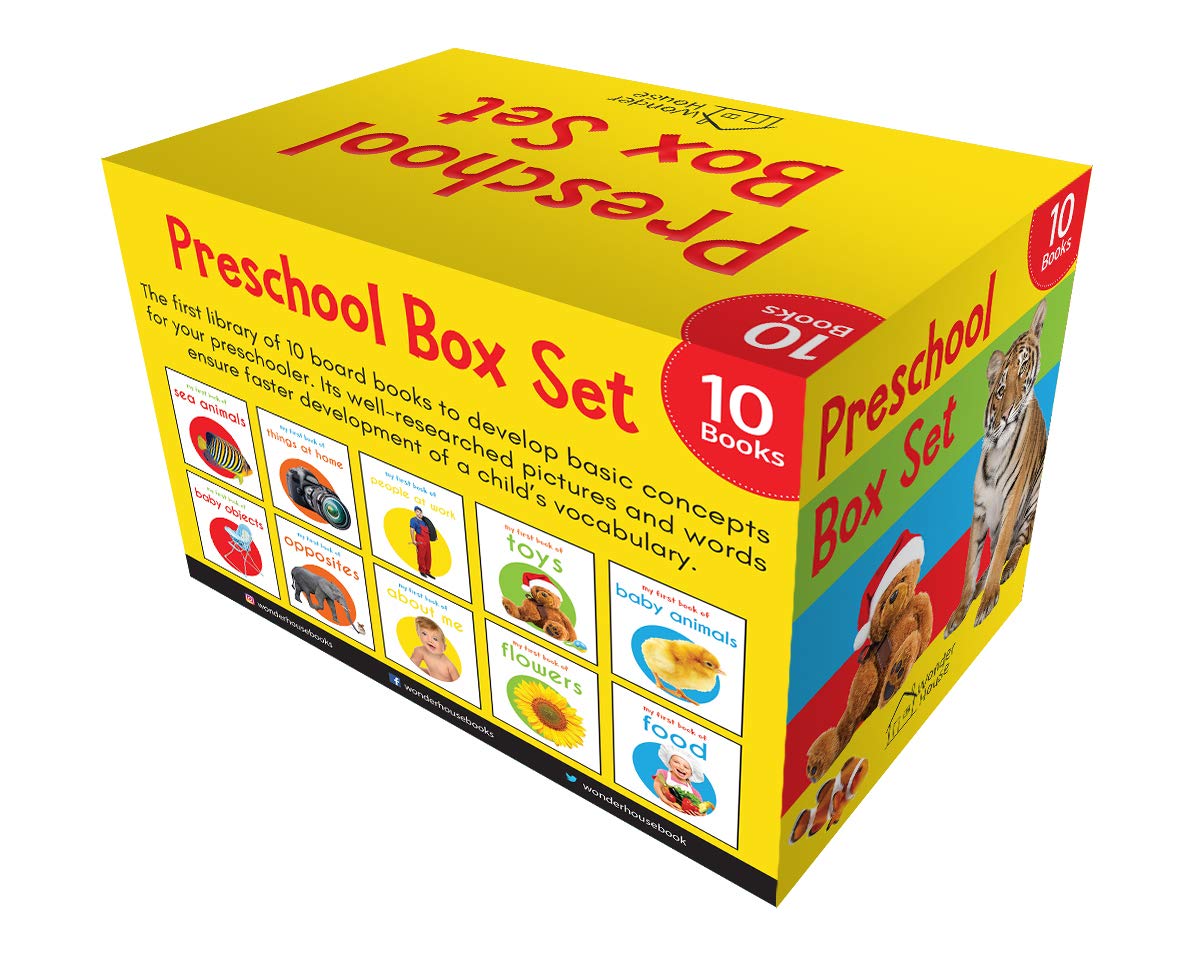 Preschool Box Set : 10 Board Books For Kids