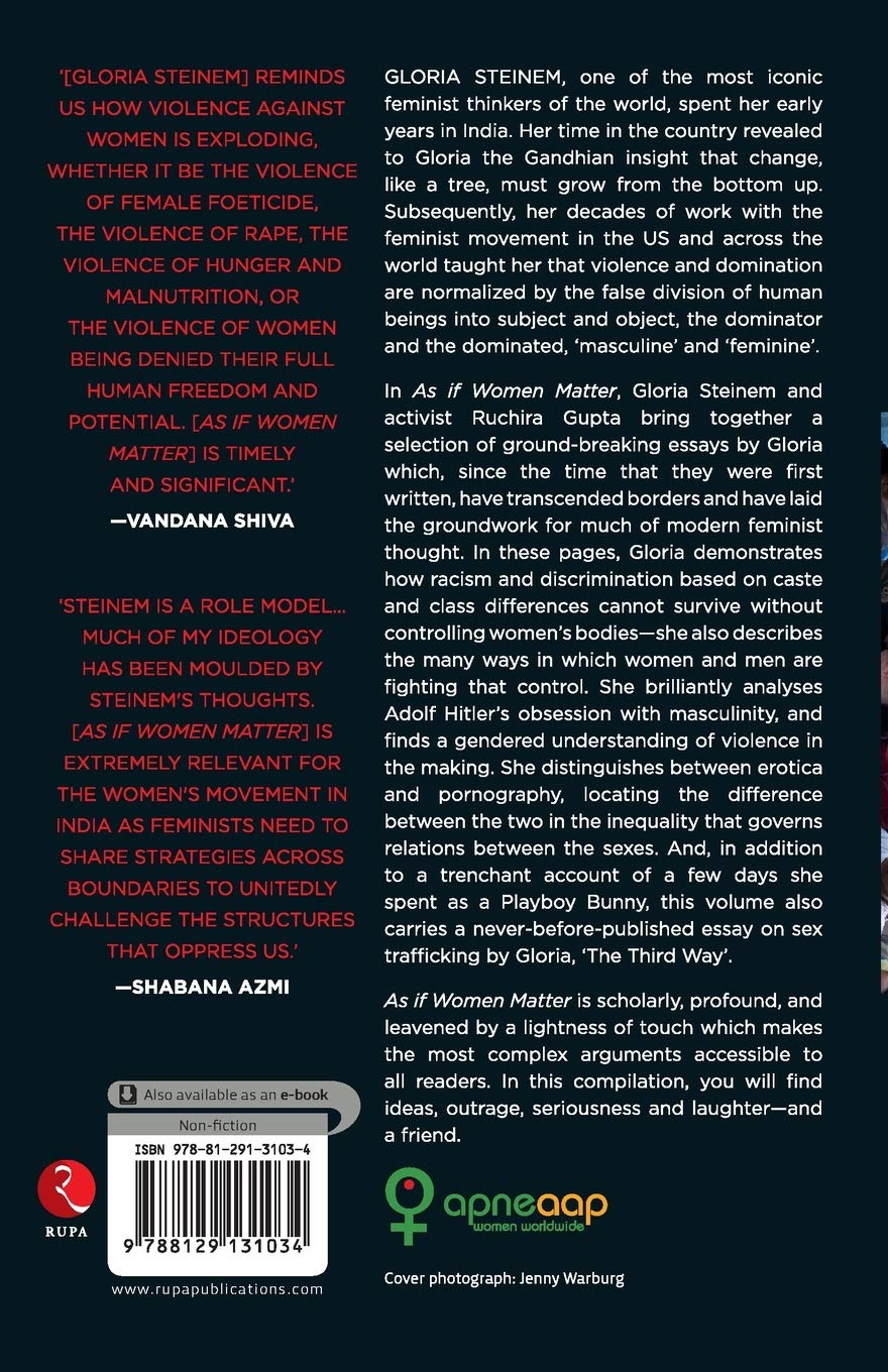 As if Women Matter: The Essential Gloria Steinem Reader