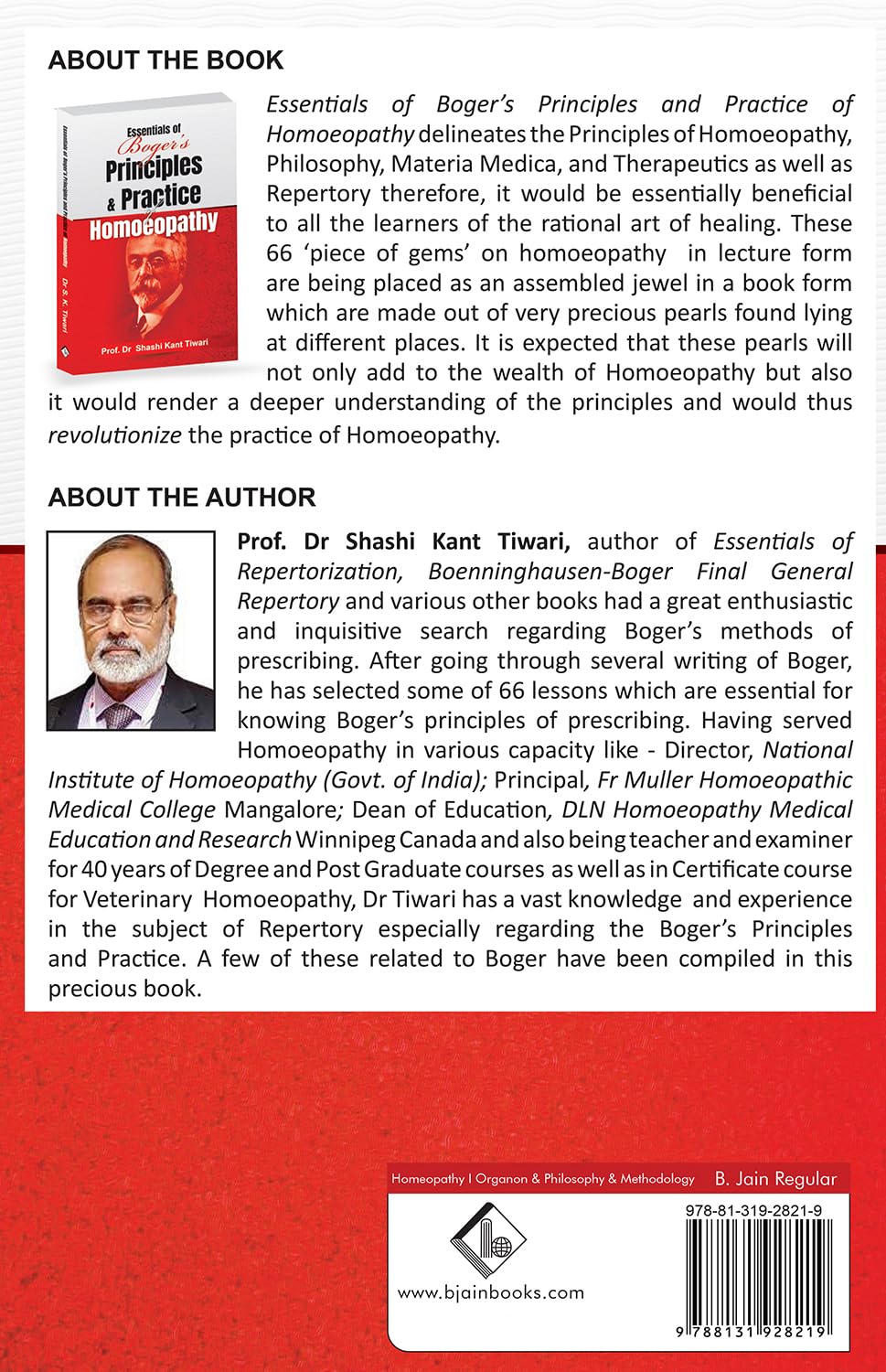 Essentials of Boger’s Principles & Practice of Homeopathy