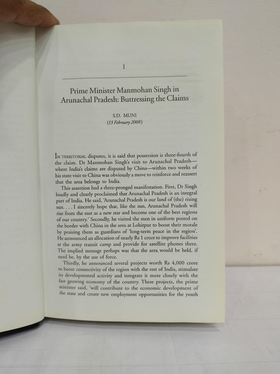 South Asia in 2008: A Review (Used)