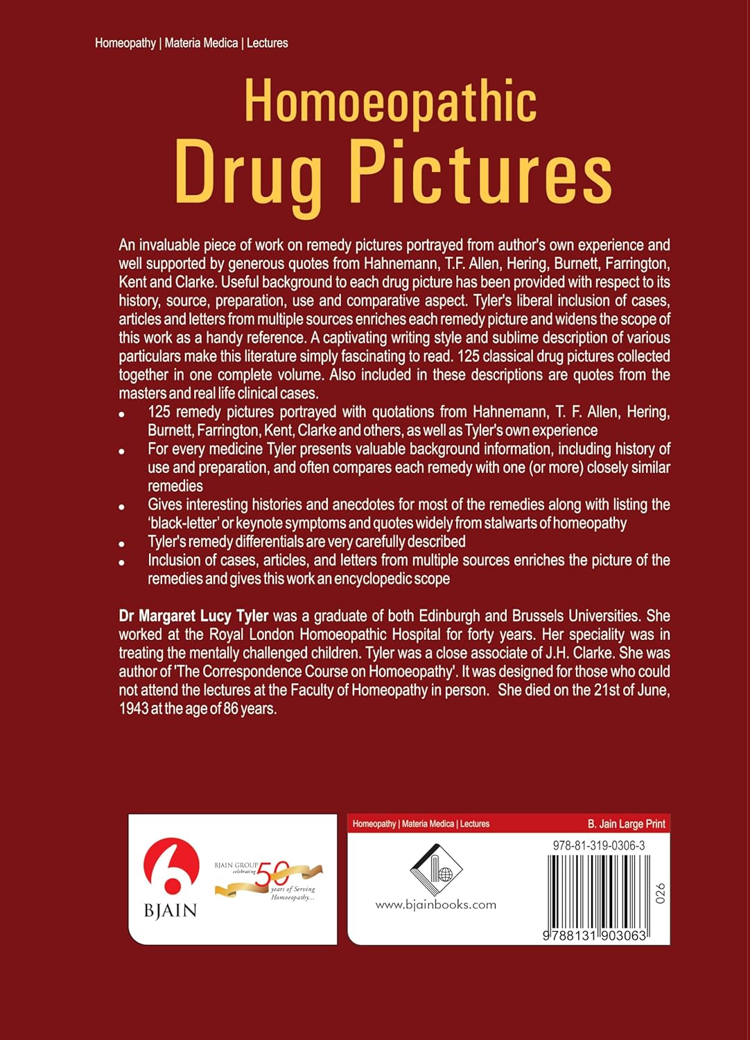 Homoeopathic Drug Pictures