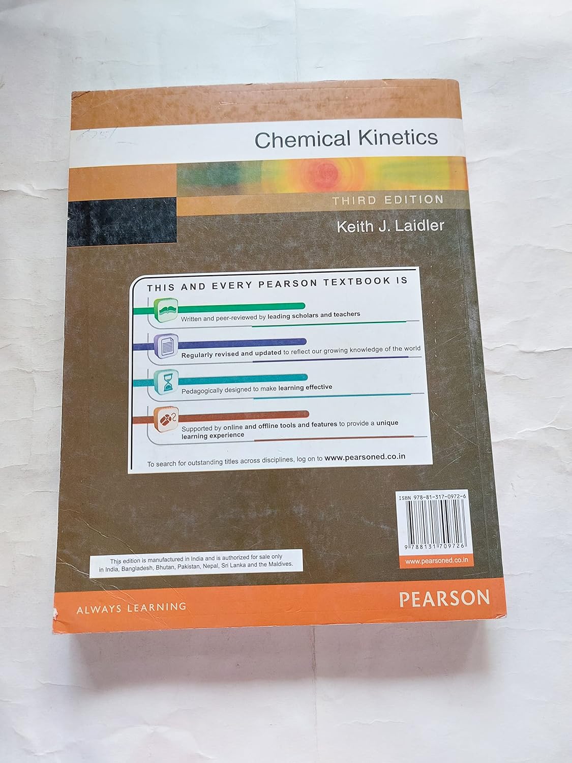 Chemical Kinetics 3rd Edition