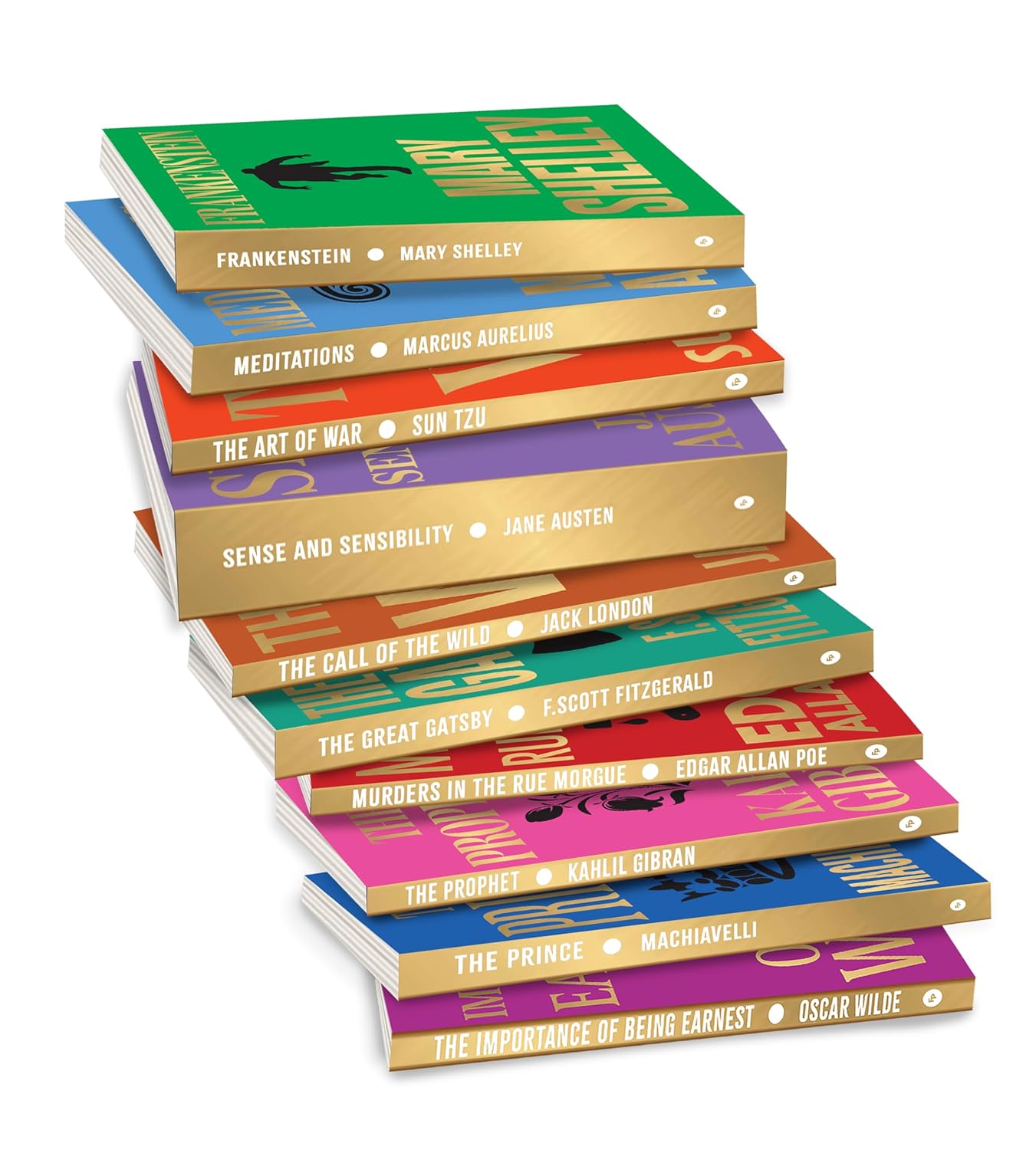 World's Greatest Classics (Boxed Set) (Call of the Wild; Frankenstein; The Art of War; The Great Gatsby; Sense and Sensibility; The Importance of Being Earnest; The Prophet; Meditations; The Prince; The Murders in the Rue Morgue)