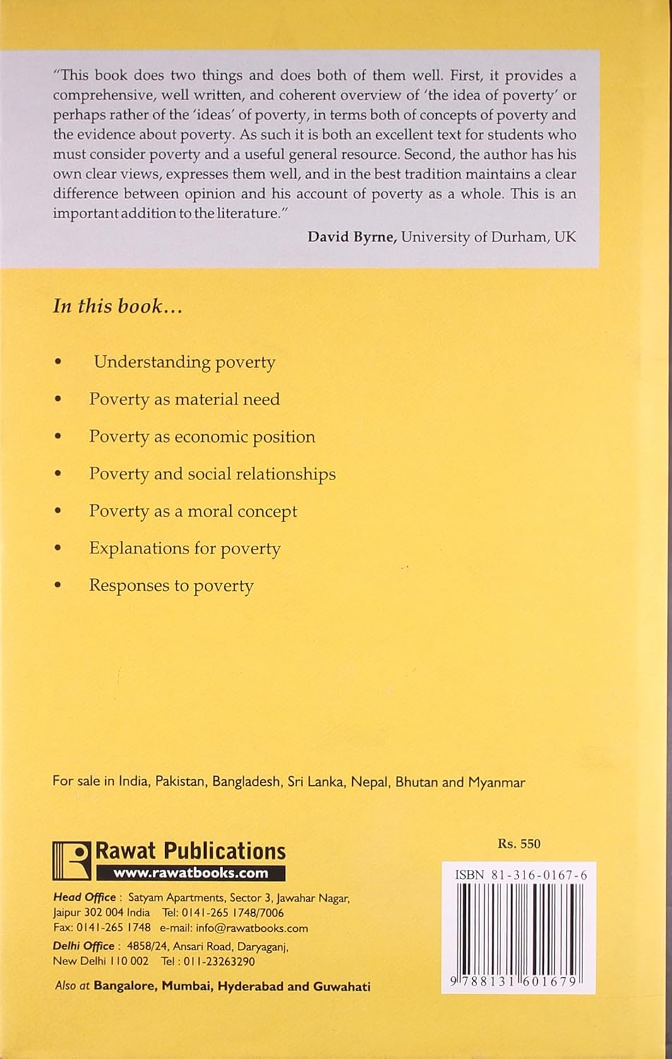 The Idea of Poverty