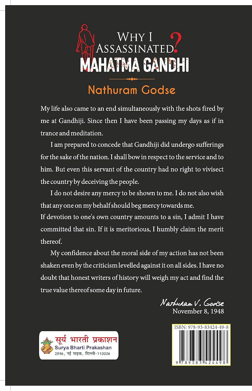 Why I Assassinated Mahatma Gandhi