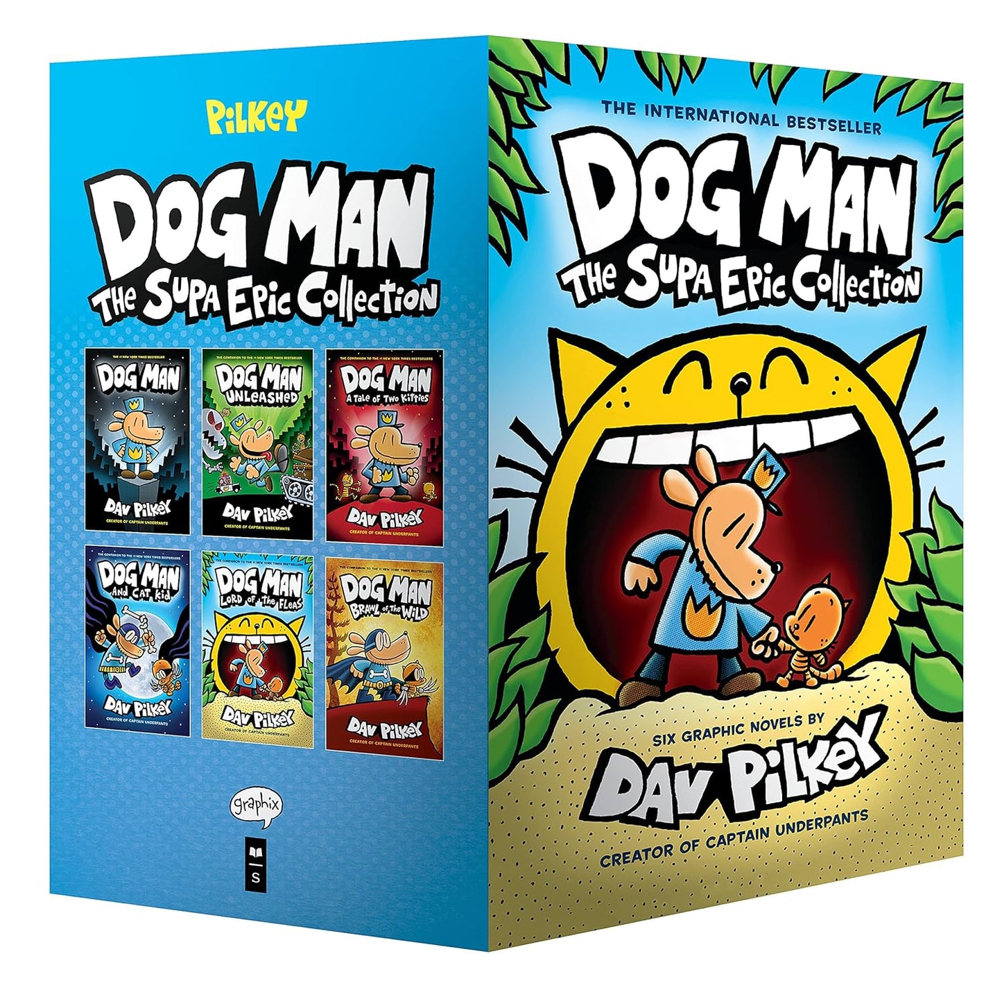Dog Man: The Supa Epic Collection: From the Creator of Captain Underpants Set of 6 Books