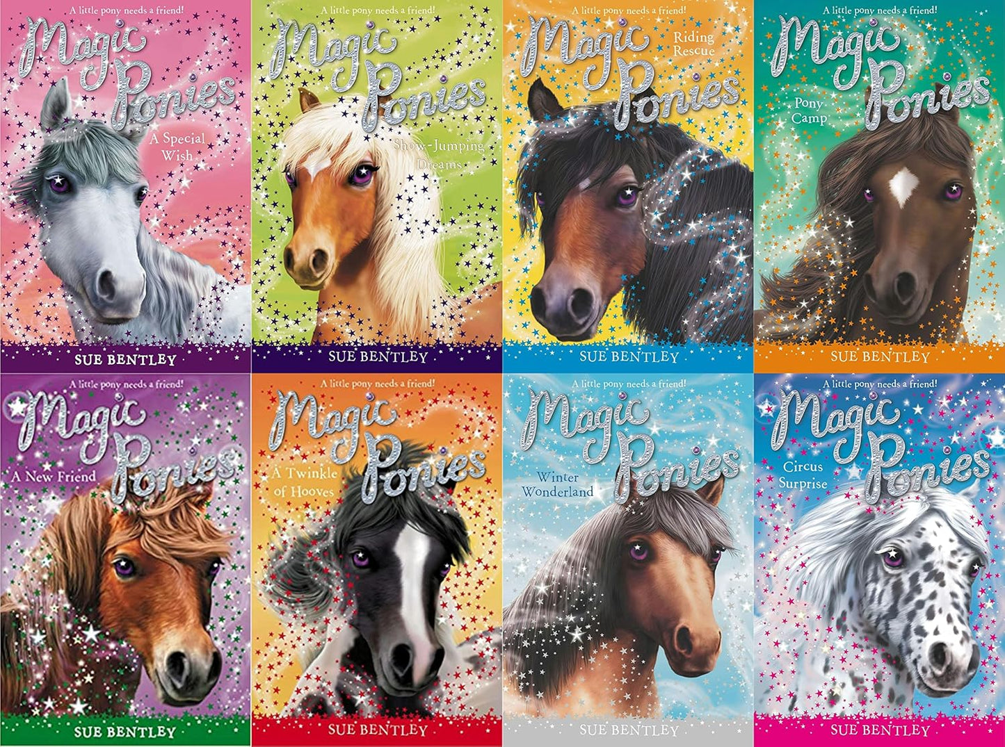 Magic Ponies Collection 8 Books Set by Sue Bentley
