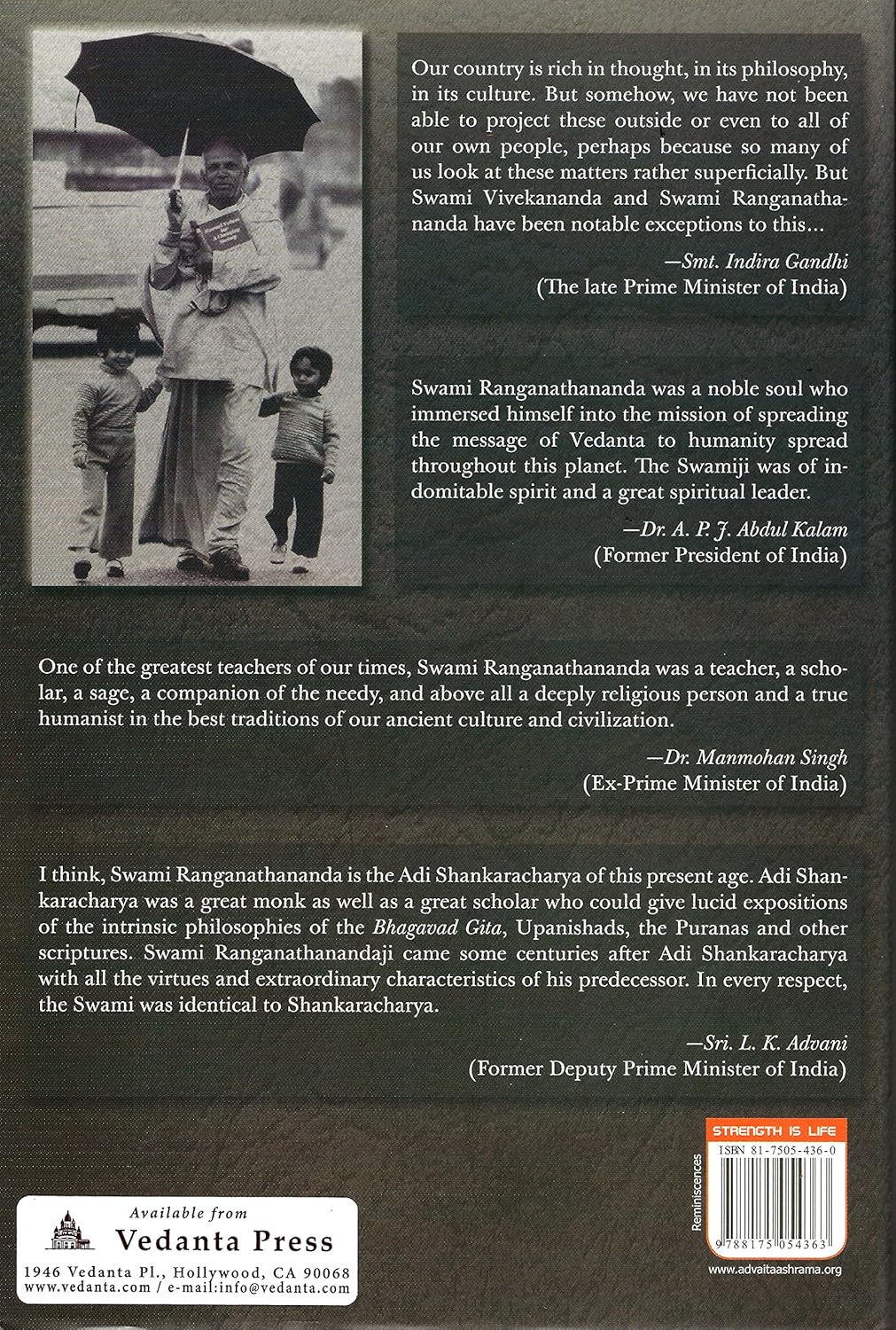 The Monk Without Frontiers: Reminiscences of Swami Ranganathananda