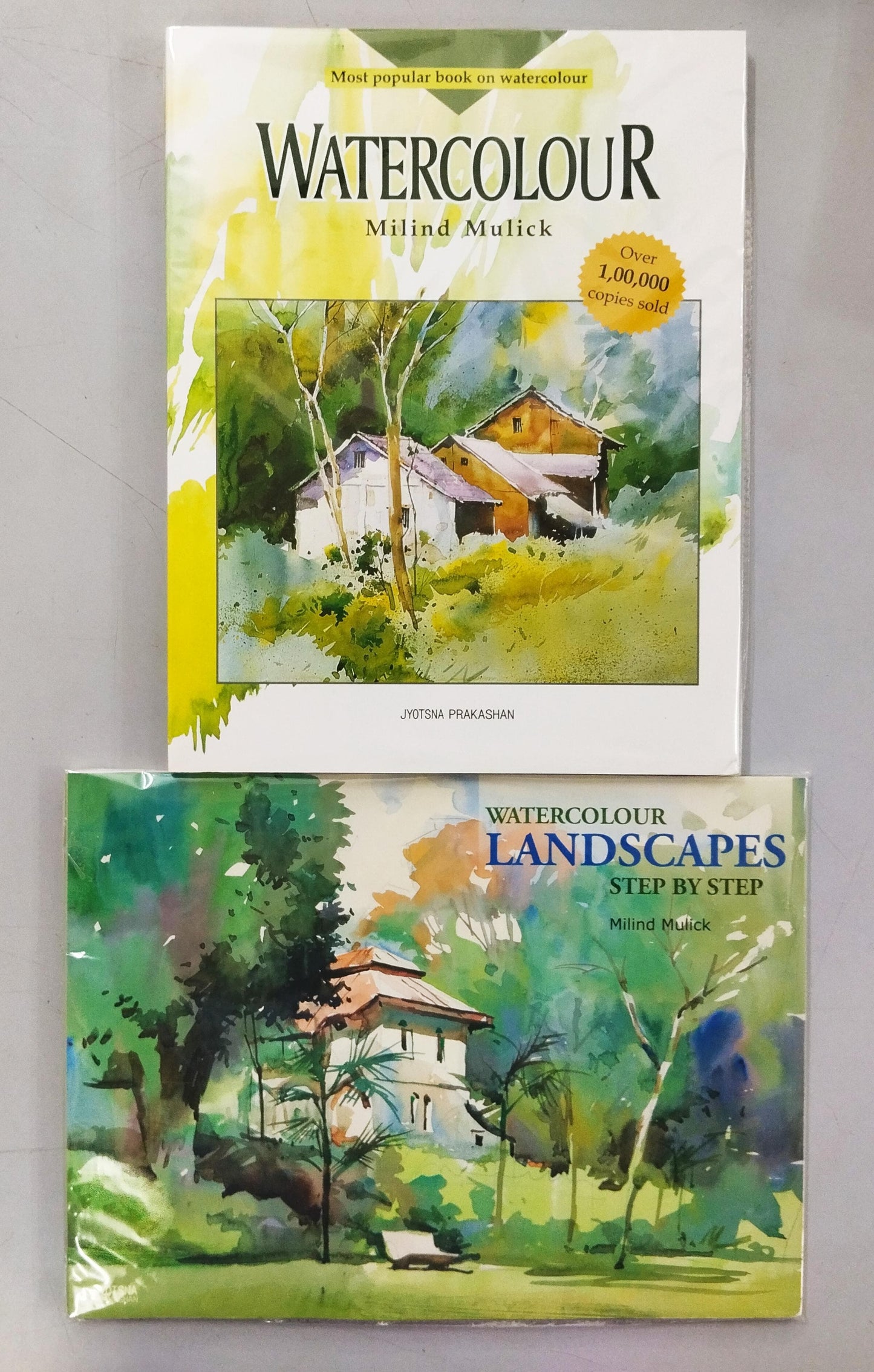 Watercolour Milind Mulick and Watercolour Landscapes Step by Step (2 book Set)