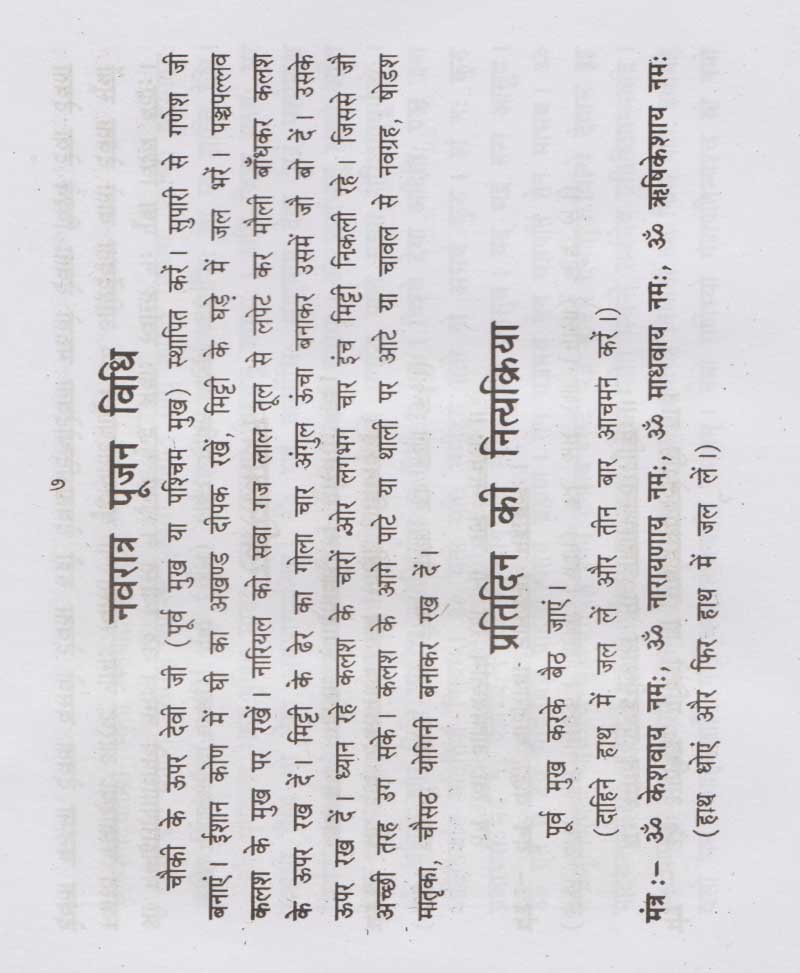 नवरात्र देवी पूजा