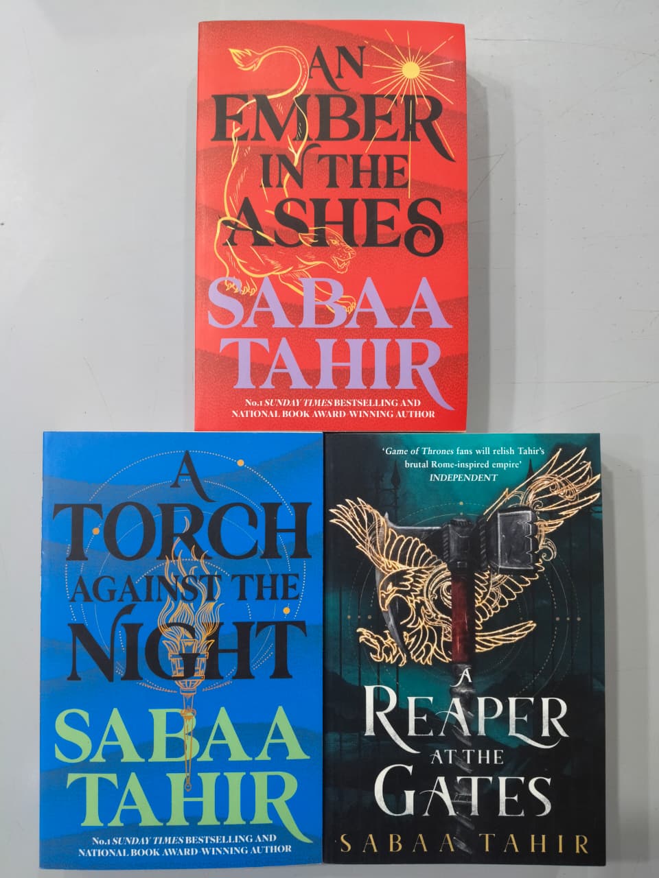 By Sabaa tahir Ember in the ashes series Collection 3 Books Set