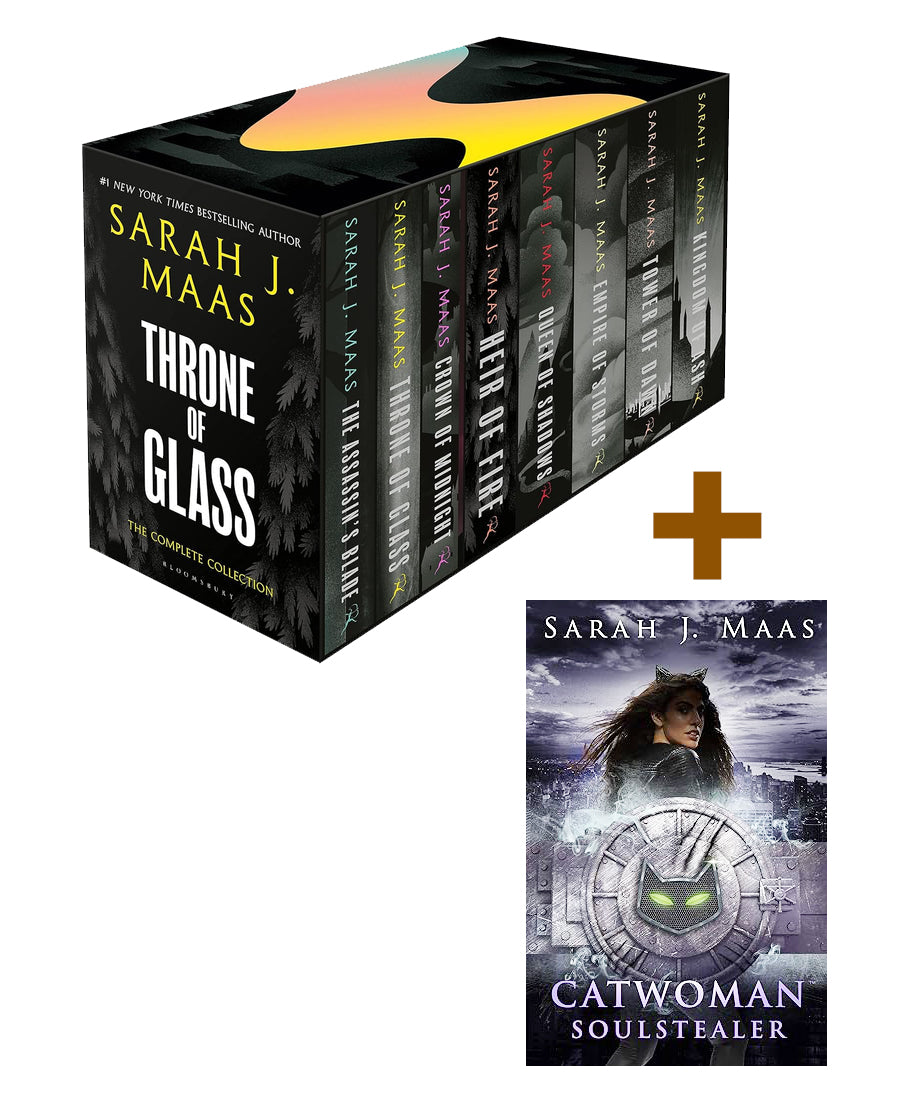 Throne of Glass Box Set By Sarah J. Maas (Paperback) with Catwoman: Soulstealer (Paperback) |1526650533 | 299251831X