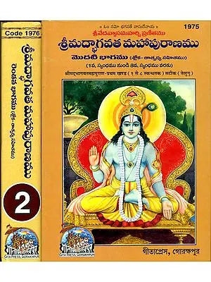 శ్రిమద్భాగావాట్మహాపురణము: Srimad Bhagavat Mahapurana in Telugu (Set of 2 Volumes)