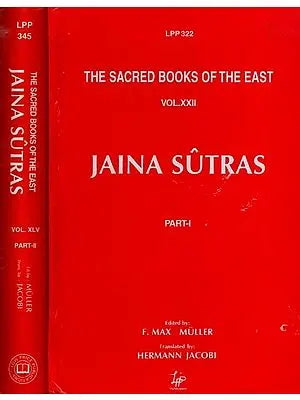 Jaina Sutras Translated from Prakrit by Hermann Jacobi (Set of 2 Volumes)