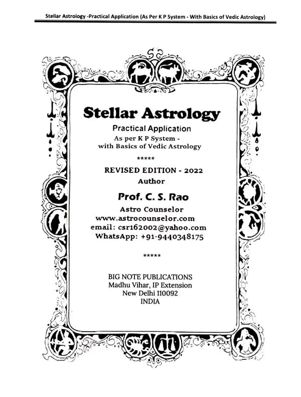 Stellar Astrology Definitive Guide to Understand Birth Charts, Vedic Astrology & Practical Application