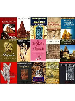 Studies on the Temples of Khajuraho (Set of 15 Books)