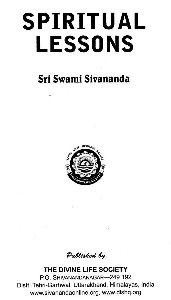 Spiritual Lessons