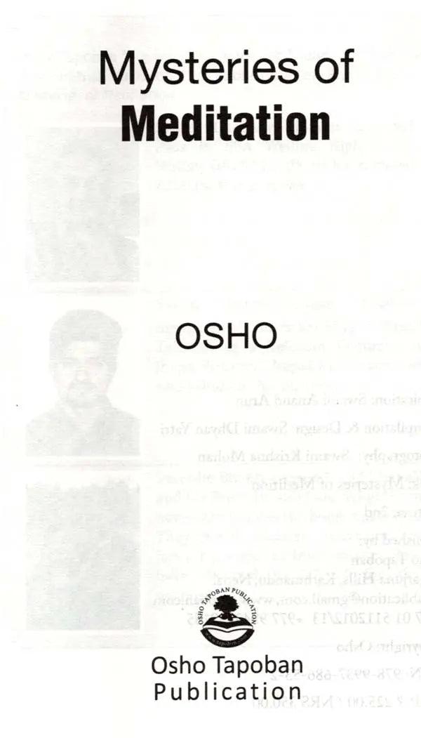 Mysteries of Meditation