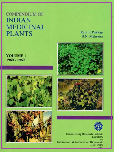 Compendium of Indian Medicinal Plants 1960-1969 in Volume 1 (Used)