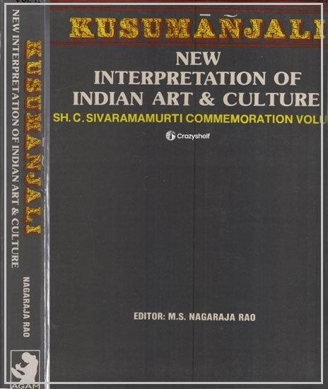 Kusumanjali- New Interpretation of Indian Art & Culture in Set of 2 Volumes (An Old & Rare Book)