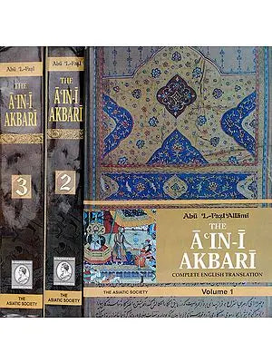 The A'In-I Akbari in 3 Volumes) A Old and Rare Book