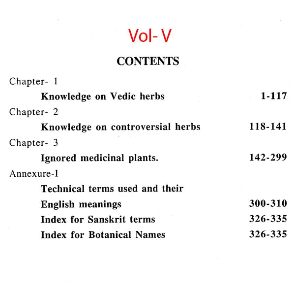 Dravyaguna Vijnana 5 Volume Set