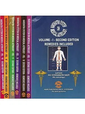 Nakshatra System on Medical Astrology- Second Edition Remedies Included (Set of 7 Volumes)
