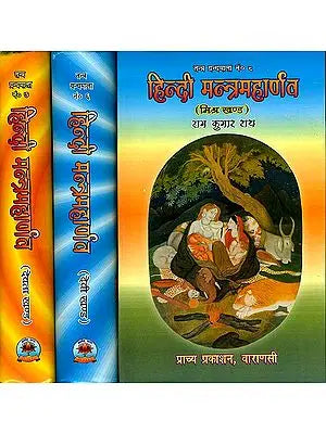 हिन्दी मन्त्रमहार्णव - मिश्र खंड, देवी खंड और देवता खंड (संस्कृत एवम् हिन्दी अनुवाद): Hindi Mantra Maharnava- Mishra, Devi and Devata Khand (Set of 3 Volumes)