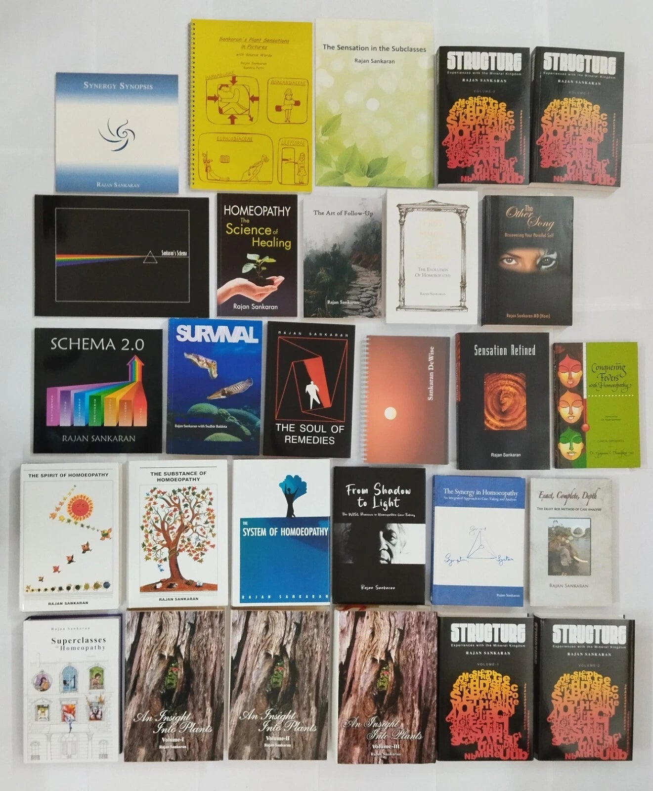 Rajan Sankaran Best Homeopathy (28 Books Set Combo) Hardcover Paperback Mix