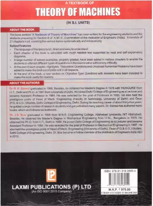 ATextbook of Theory of Machines