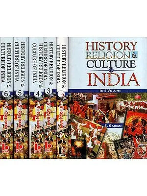 History Religion & Culture of India (Set of 6 Volumes)