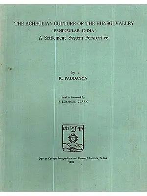 The Acheulian Culture of Hunsgi Valley (Peninsular India)- A Settlement System Perspective (An Old and Rare Book)