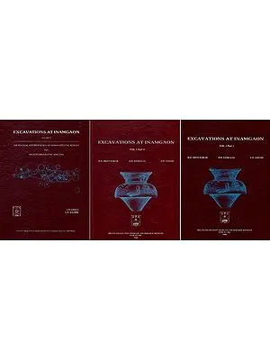 Excavations at Inamgaon- An Old and Rare Book (Set of 3 Books)