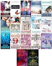 Colleen Hoover 17 Books Collection Set- Slammed,Point of Retreat,This Girl,Hopeless,Losing Hope,Finding Cinderella,Maybe Someday,Maybe Not,Maybe Now,Confess,Ugly Love,Novembe 9 and more