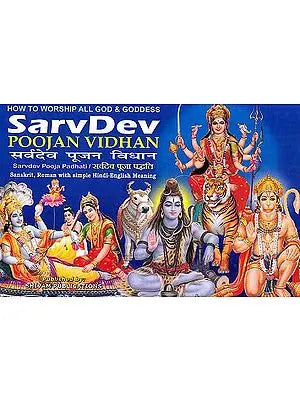 How to Worship All God and Goddess Sarvdev Poojan Vidhan (Sarvdev Pooja Padhati/ Sanskrit, Roman with Simple Hindi-English Meaning)