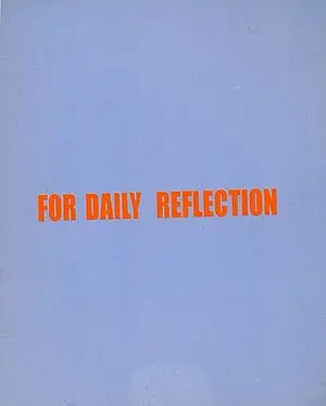 For Daily Reflection