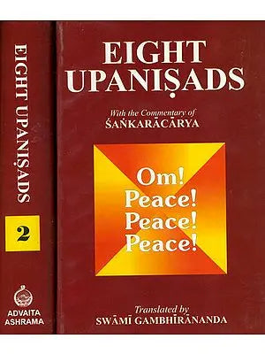 Eight Upanisads with The Commentary of Sankaracarya (Set of 2 Volumes)