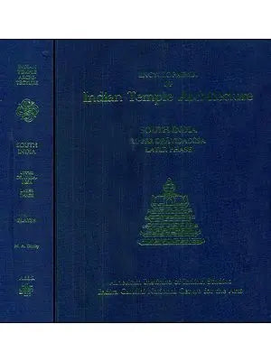 South India Upper Dravidadesa Later Phase - Encyclopaedia of Indian Temple Architecture (Set of 2 Books) - An Old and Rare Books