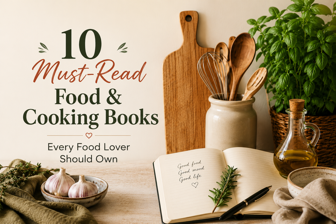 10 Must-Read Food & Cooking Books Every Food Lover Should Own