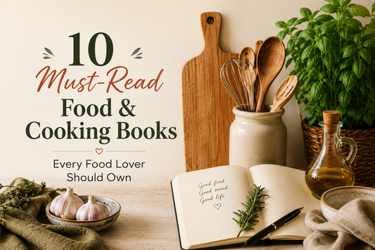 10 Must-Read Food & Cooking Books Every Food Lover Should Own