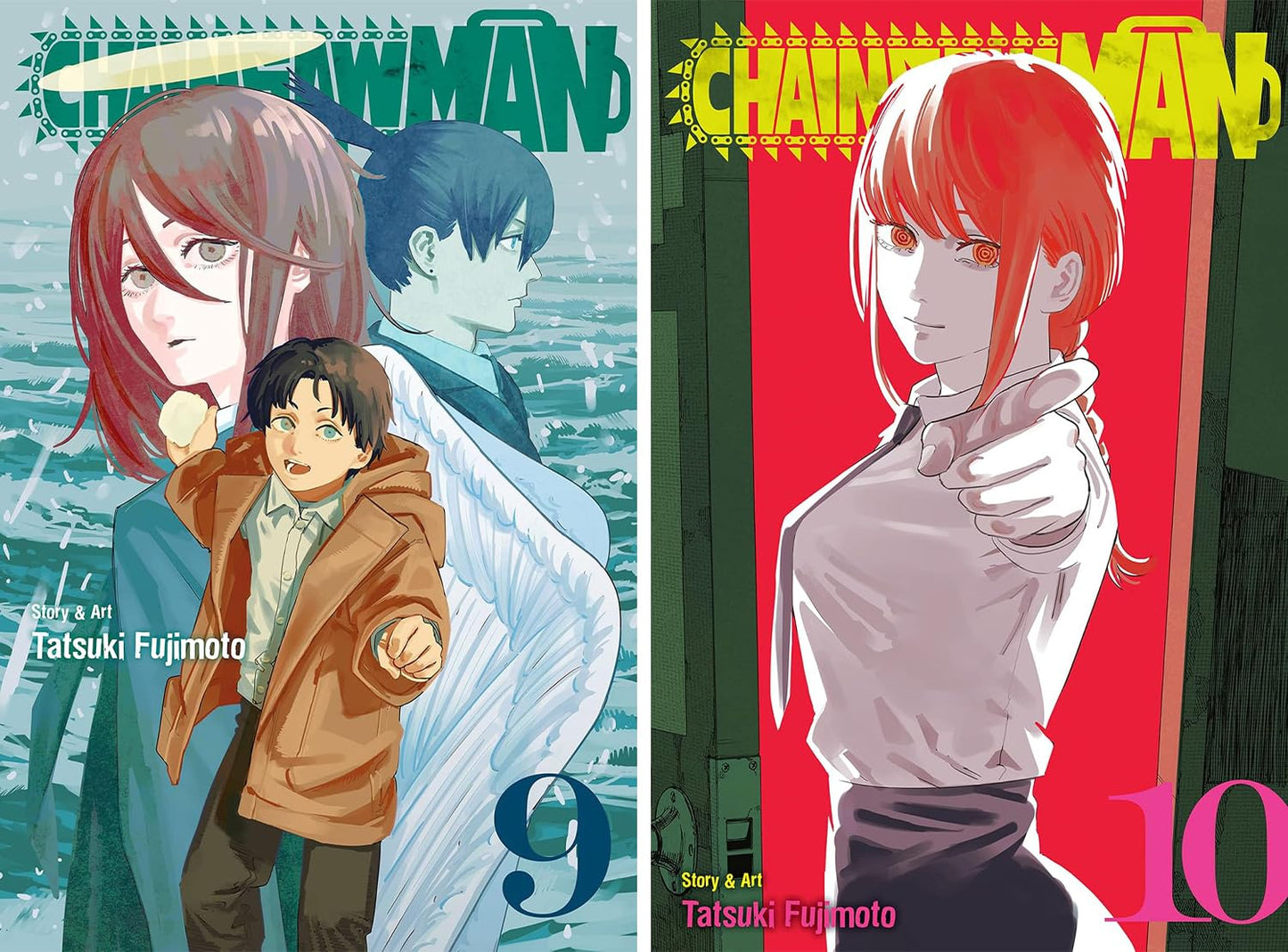 Chainsaw Man Manga Set Vol 1-11 Complete Series Tatsuki Fujimoto Gift Bundle