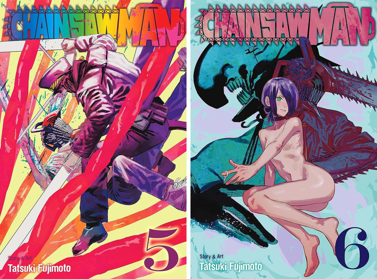 Chainsaw Man Manga Set Vol 1-11 Complete Series Tatsuki Fujimoto Gift Bundle