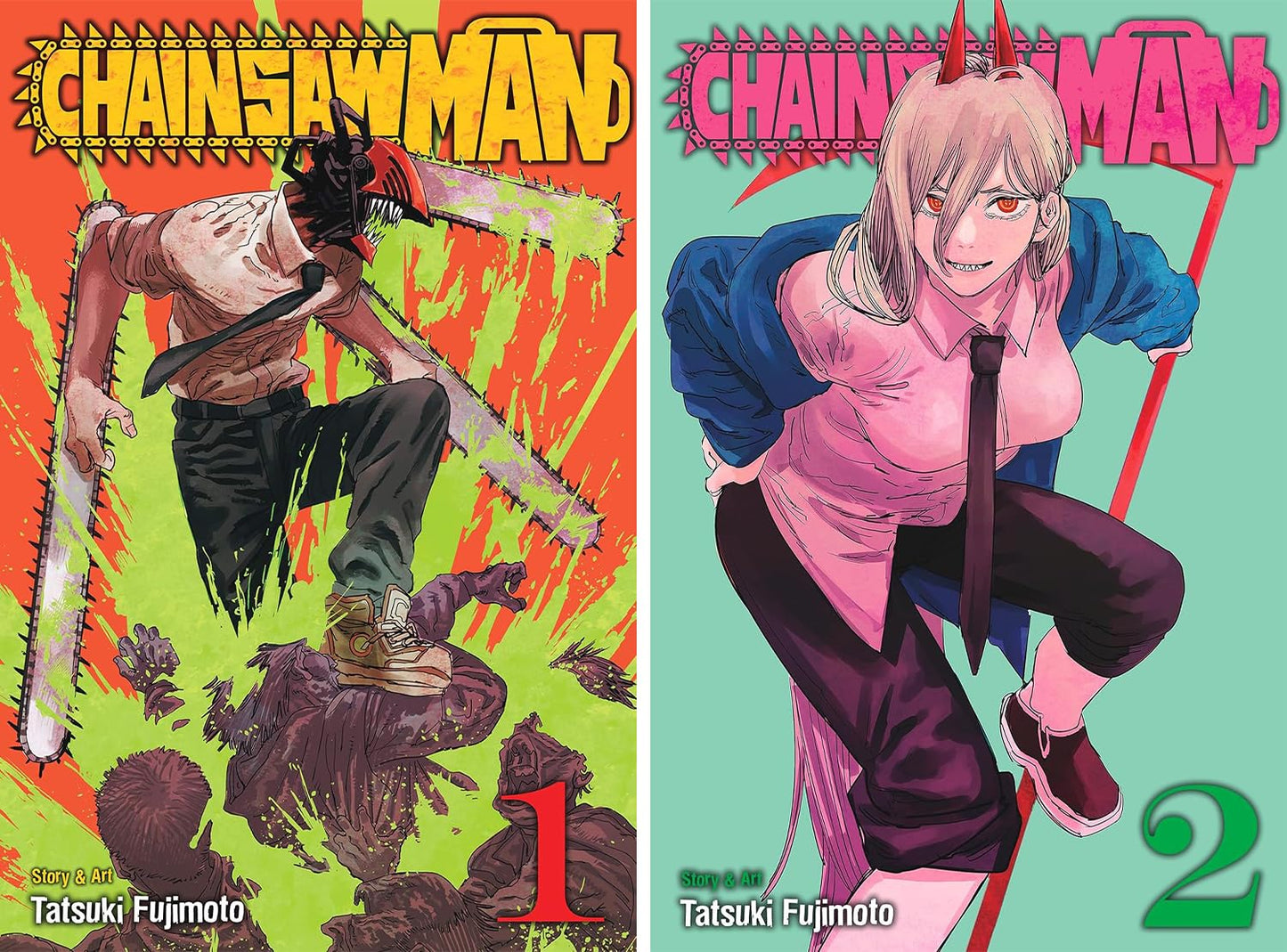 Chainsaw Man Manga Set Vol 1-11 Complete Series Tatsuki Fujimoto Gift Bundle