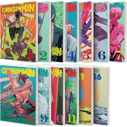Chainsaw Man Manga Set Vol 1-11 Complete Series Tatsuki Fujimoto Gift Bundle